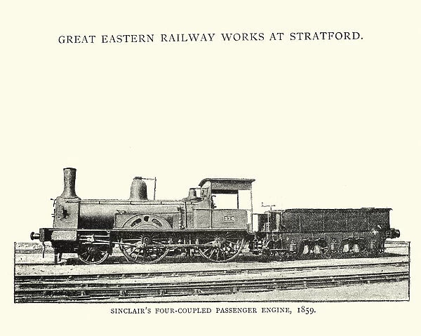 Sinclairs Four Coupled Passenger Engine Victorian Steam Train