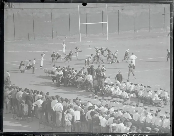 Framed Print : Sing Sing Prisoners Playing Football Framed Print : Sing Sing Prisoners Playing Football