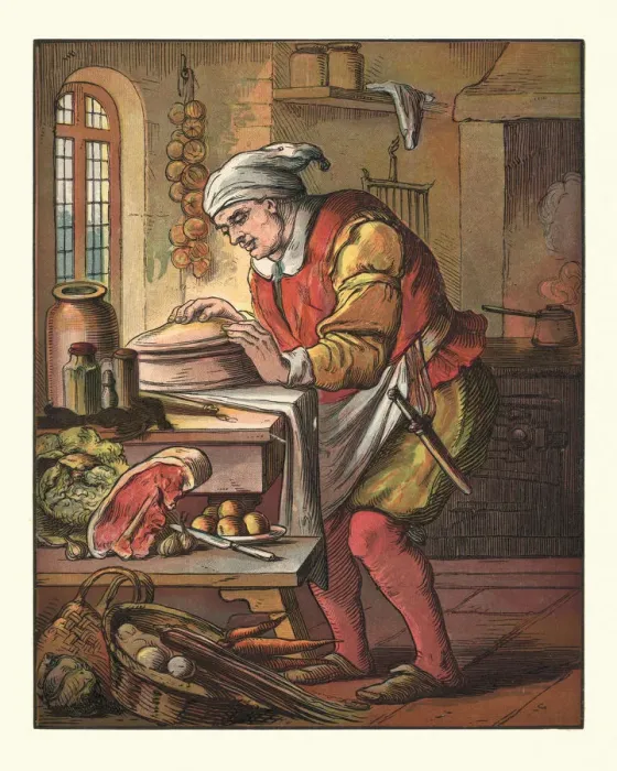 Framed Print : Sing a Song of Sixpence, Baked in a pie