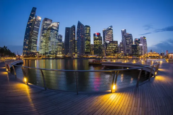 Framed Print : Singapore City