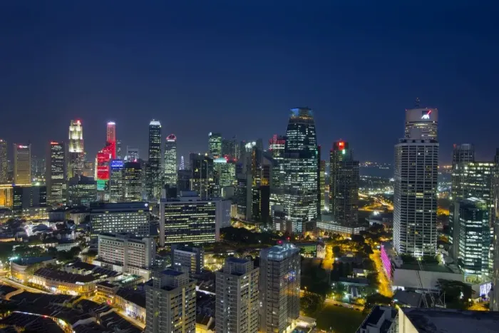 Framed Print : Singapore cityscape Framed Print : Singapore cityscape