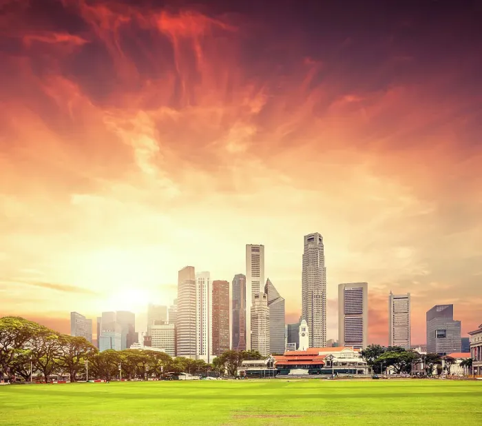 Framed Print : Singapore cityscape Framed Print : Singapore cityscape