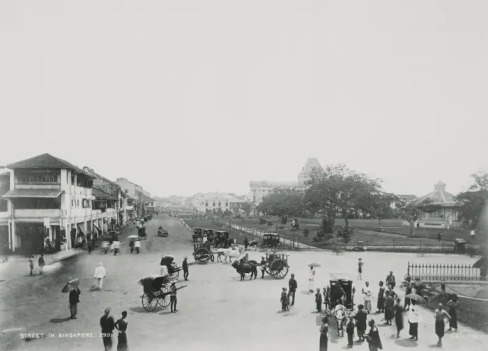 Framed Print : Singapore Street