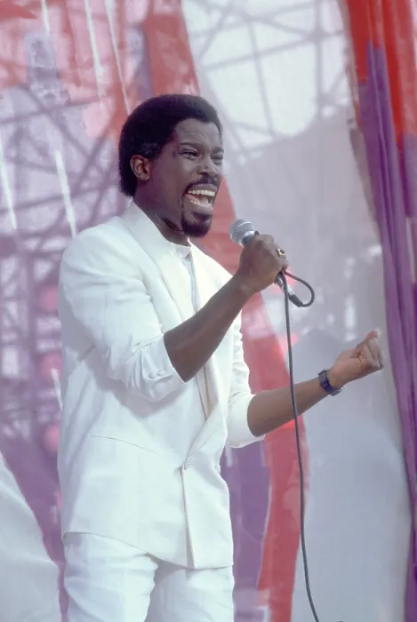 Framed Print : Singer Billy Ocean Performing Framed Print : Singer Billy Ocean Performing