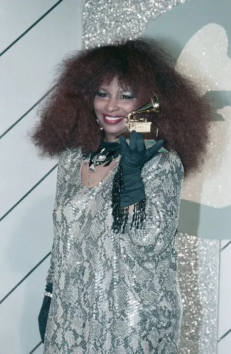 Framed Print : Singer Chaka Khan Holding her Grammy Award Framed Print : Singer Chaka Khan Holding her Grammy Award