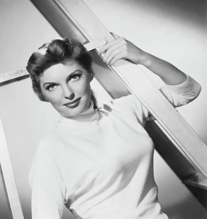 Framed Print : Singer Julie London Posing with Prop Framed Print : Singer Julie London Posing with Prop