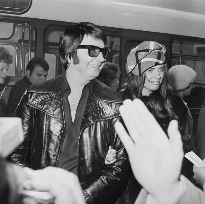 Framed Print : Singer Roy Orbison with His Wife Barbara Framed Print : Singer Roy Orbison with His Wife Barbara