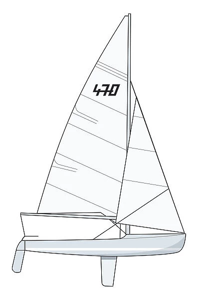Single-hull sailboat