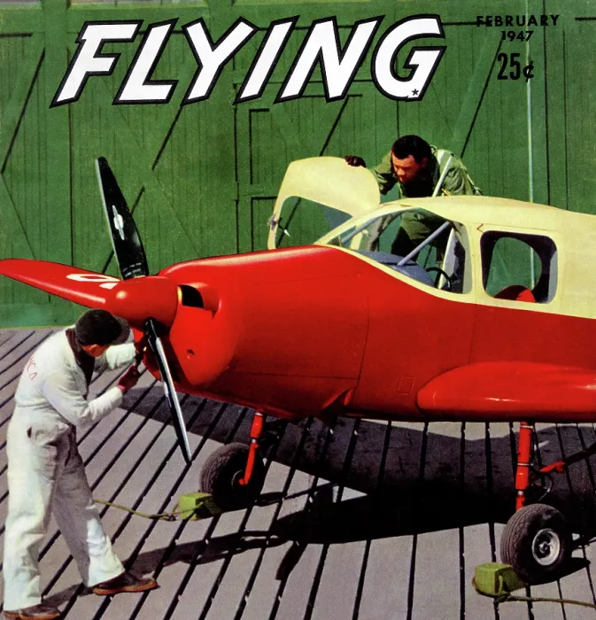 Framed Print : Single Prop Plane with Pilot and crewman