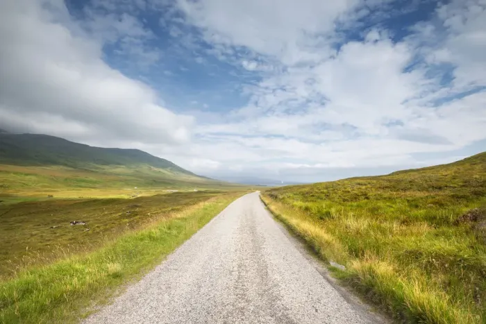 Framed Print : Single Track Road, Northern Highlands at Inchkinloch, Sutherland, Scotland, Great Britain, Europe Framed Print : Single Track Road, Northern Highlands at Inchkinloch, Sutherland, Scotland, Great Britain, Europe