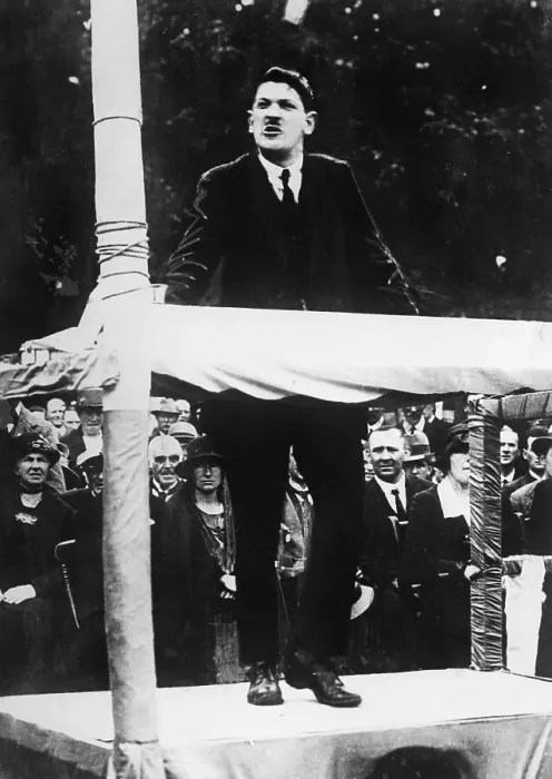 Framed Print : Sinn Feiner Leader Makes A Speech Framed Print : Sinn Feiner Leader Makes A Speech