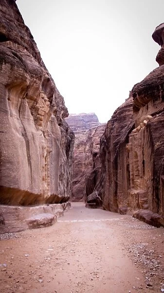 The Siq entrance in Petra
