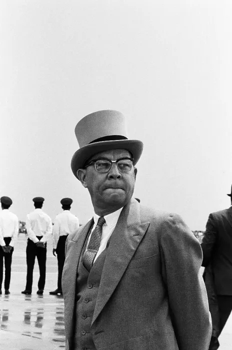 Framed Print : Sir Donald Burns Sangster Awaits The Arrival Of Haile Selassie In Kingston Jamaica Framed Print : Sir Donald Burns Sangster Awaits The Arrival Of Haile Selassie In Kingston Jamaica