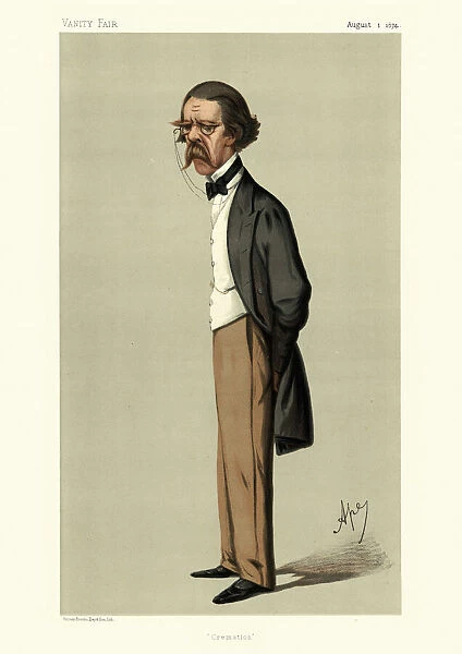 Sir Henry Thompson, British surgeon and polymath, Vanity fair caricature
