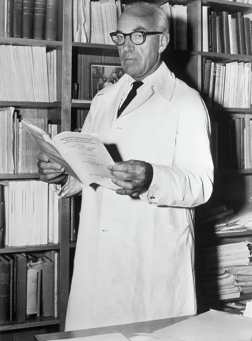 Framed Print : Sir John Carew Eccles Standing with Book Framed Print : Sir John Carew Eccles Standing with Book