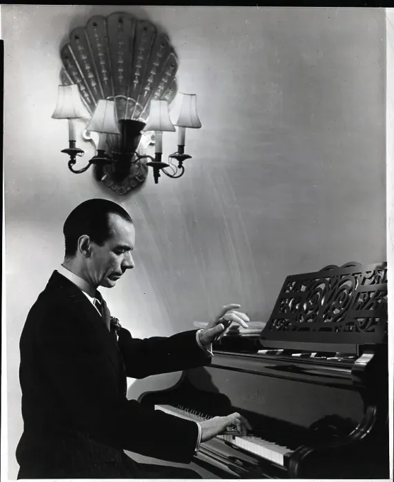 Framed Print : Sir Malcolm Sargent Seated At Piano Framed Print : Sir Malcolm Sargent Seated At Piano