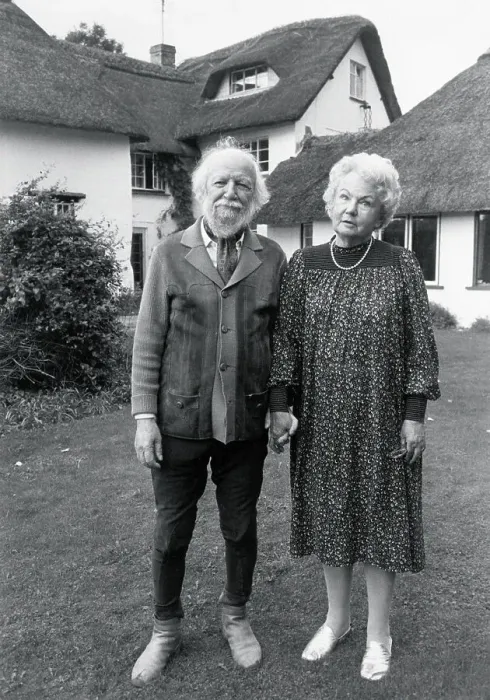 Framed Print : Sir William Golding and Wife Ann Framed Print : Sir William Golding and Wife Ann