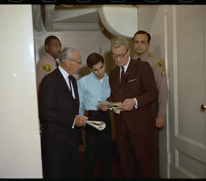Framed Print : Sirhan B Sirhan Listening to Attorneys Framed Print : Sirhan B Sirhan Listening to Attorneys