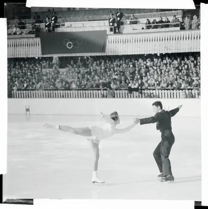 Framed Print : Sissy Schwarz and Kurt Oppelt Performing on Ice Framed Print : Sissy Schwarz and Kurt Oppelt Performing on Ice