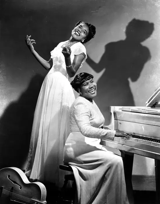 Framed Print : Sister Rosetta Tharpe & Marie Knight Framed Print : Sister Rosetta Tharpe & Marie Knight