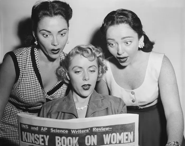 Framed Print : Sisters Read Review of Kinsey Report