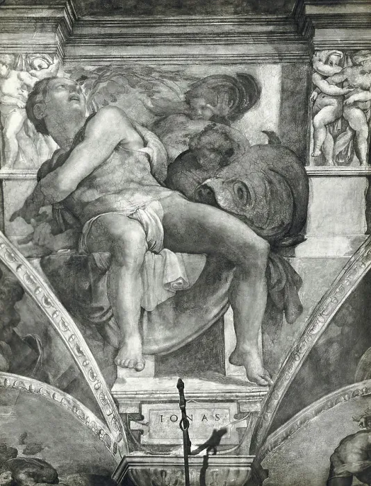 Framed Print : Sistine Chapel Ceiling / Prophet Jonas Framed Print : Sistine Chapel Ceiling / Prophet Jonas