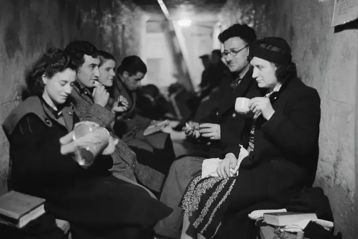 Framed Print : Sitting Out The Blitz Framed Print : Sitting Out The Blitz