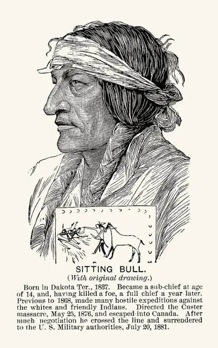 Framed Print : SITTING BULL PORTRAIT