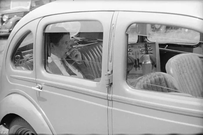 Framed Print : Sitting In Car Framed Print : Sitting In Car