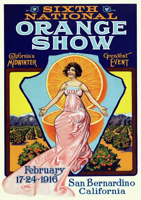 Framed Print : Sixth National Orange Show