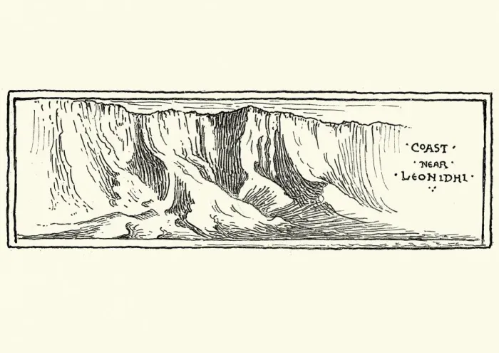 Framed Print : Sketch of the Coast near Leonidio, Greece Framed Print : Sketch of the Coast near Leonidio, Greece