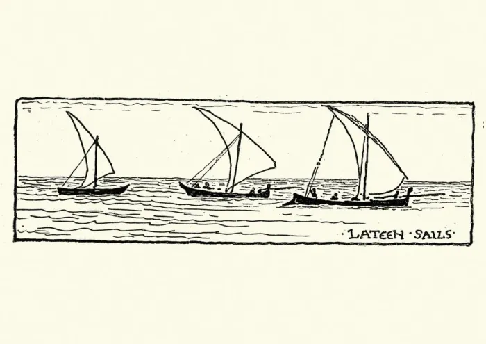 Framed Print : Sketch of Lateen Sail boats, Greece, 19th Century, Walter Crane Framed Print : Sketch of Lateen Sail boats, Greece, 19th Century, Walter Crane