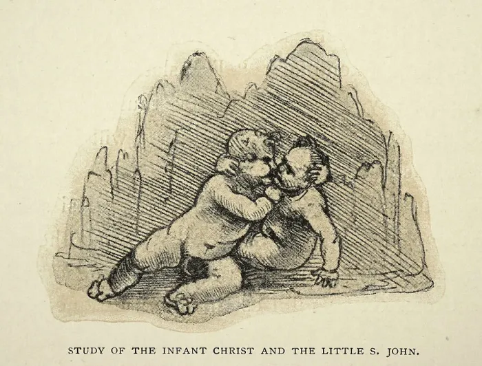 Framed Print : sketch by Leonardo da Vinci, Study of the infant christ and little St John, Early renaissance art Framed Print : sketch by Leonardo da Vinci, Study of the infant christ and little St John, Early renaissance art