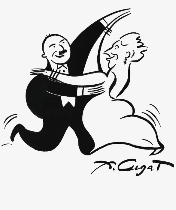 Framed Print : Sketch Showing a Couple as Dancers Framed Print : Sketch Showing a Couple as Dancers