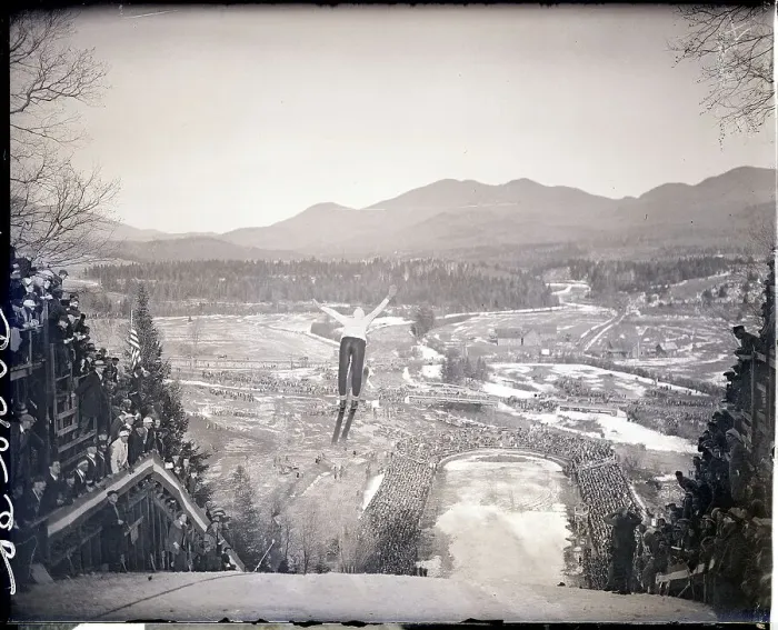 Framed Print : Ski Jumping at Olympic Hill Framed Print : Ski Jumping at Olympic Hill