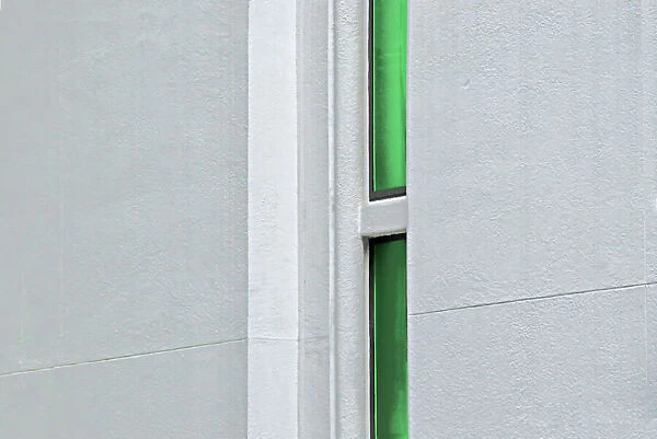 Skinny Green Windows