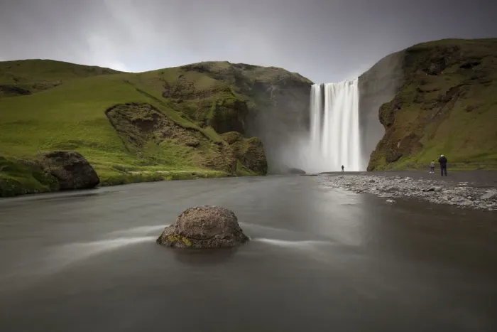 Framed Print : Skogafoss waterfall, Skogar, South Iceland, Iceland, Europe Framed Print : Skogafoss waterfall, Skogar, South Iceland, Iceland, Europe