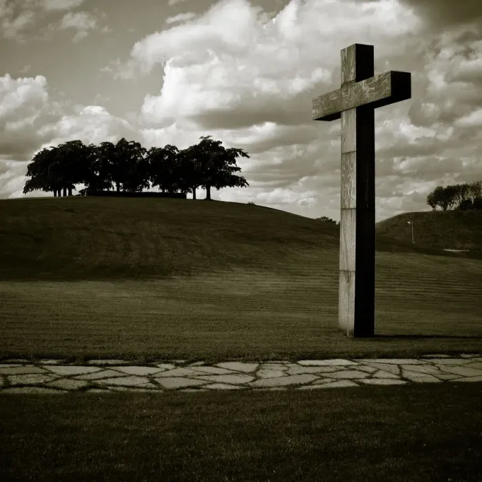 Framed Print : SkogskyrkogAarden Cemetery