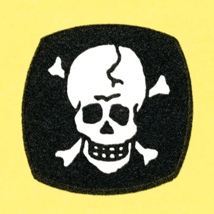 Framed Print : Skull and crossbones Framed Print : Skull and crossbones