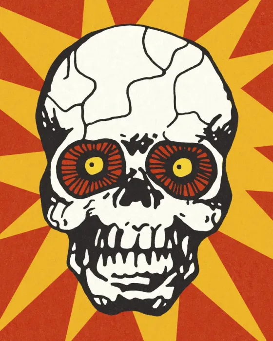 Framed Print : Skull Face Framed Print : Skull Face