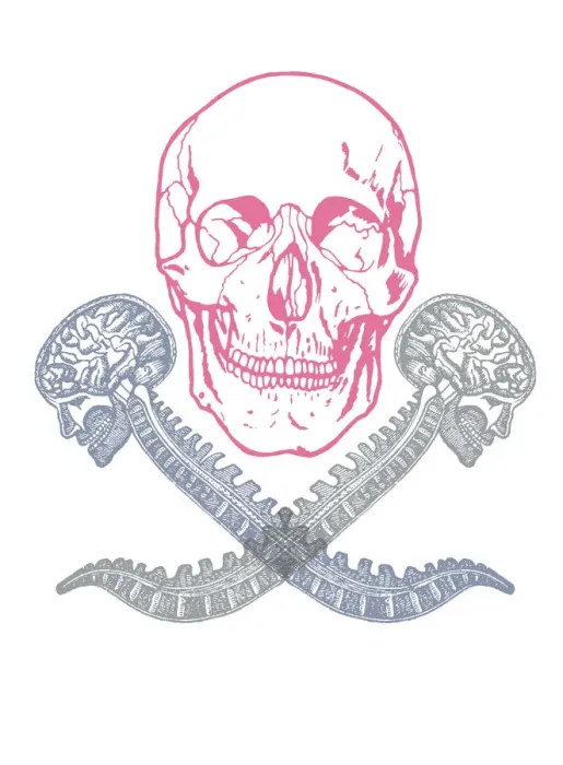 Framed Print : Skull and spine Framed Print : Skull and spine