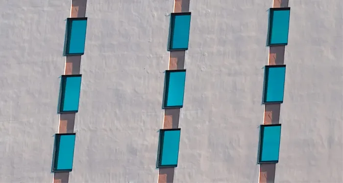 Framed Print : Sky Blue Rectangles Framed Print : Sky Blue Rectangles