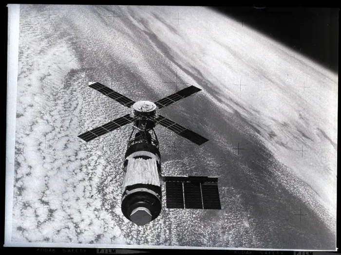 Framed Print : Skylab Above Earth Framed Print : Skylab Above Earth