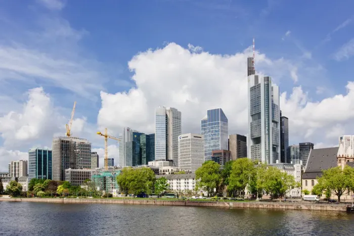 Framed Print : Skyline of Frankfurt am Main, Germany Framed Print : Skyline of Frankfurt am Main, Germany