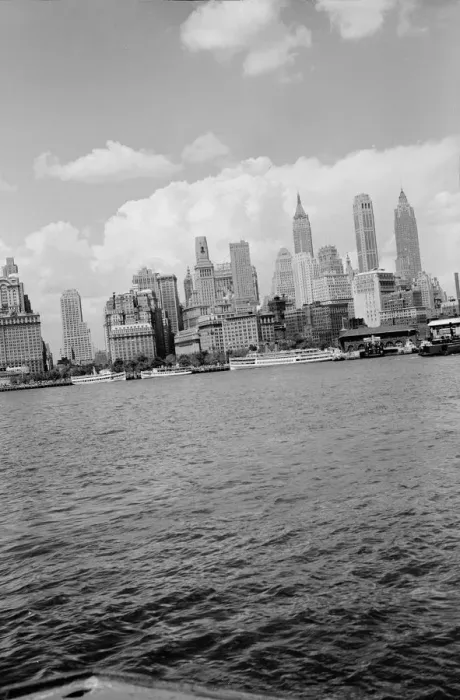Framed Print : Skyline Of Lower Manhattan Framed Print : Skyline Of Lower Manhattan
