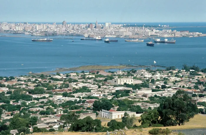 Framed Print : Skyline of Montevideo Framed Print : Skyline of Montevideo