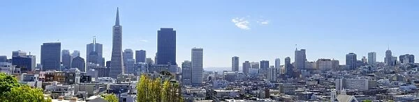 Skyline, panoramic view, San Francisco, California, USA