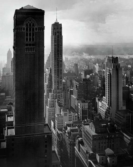 Framed Print : Skyscrapers In Manhattan Framed Print : Skyscrapers In Manhattan