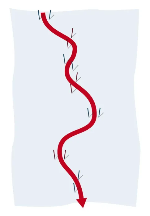 Framed Print : Slalom course Framed Print : Slalom course