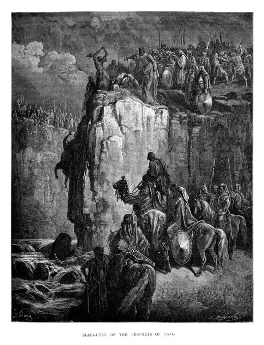 Framed Print : Slaughtering the Prophets of Baal Framed Print : Slaughtering the Prophets of Baal